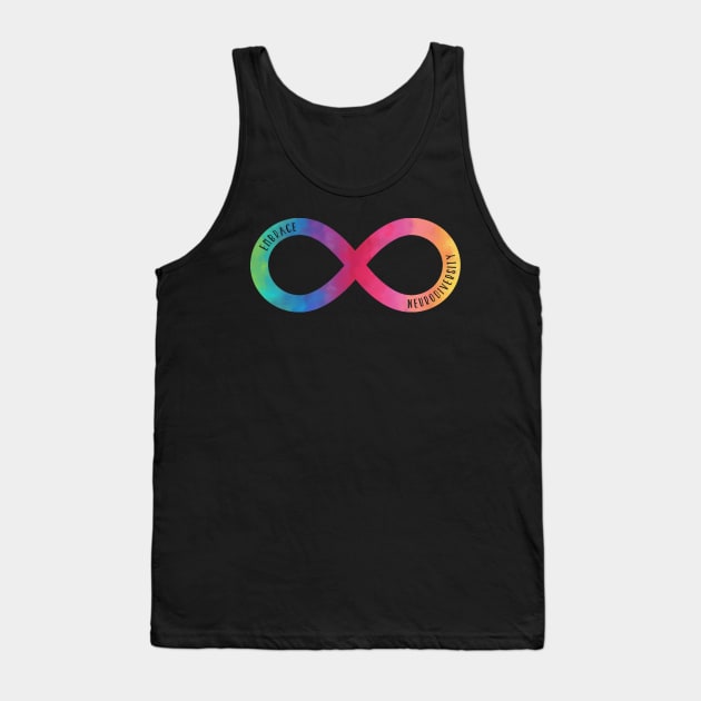 Embrace Neurodiversity Tank Top by Pink and Blues